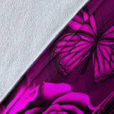 Calavera Fresh Look Design #2 Throw Blanket (Pink Easy On The Eyes Rose) - FREE SHIPPING Calavera Fresh Look Design #2 Throw Blanket (Pink Easy On The Eyes Rose) - FREE SHIPPING