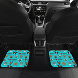 I Love Dogs Car Floor Mats (FPD Cyan, Front & Back) - FREE SHIPPING I Love Dogs Car Floor Mats (FPD Cyan, Front & Back) - FREE SHIPPING