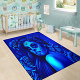 Calavera Fresh Look Design #2 Floor Covering (Vertical, Blue Elusive Rose) - FREE SHIPPING Calavera Fresh Look Design #2 Floor Covering (Vertical, Blue Elusive Rose) - FREE SHIPPING