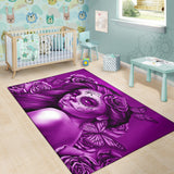 Calavera Fresh Look Design #2 Floor Covering (Horizontal, Purple Night Owl Rose) - FREE SHIPPING Calavera Fresh Look Design #2 Floor Covering (Horizontal, Purple Night Owl Rose) - FREE SHIPPING
