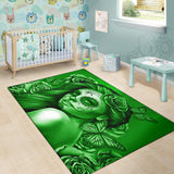 Calavera Fresh Look Design #2 Floor Covering (Horizontal, Green Lime Rose) - FREE SHIPPING Calavera Fresh Look Design #2 Floor Covering (Horizontal, Green Lime Rose) - FREE SHIPPING