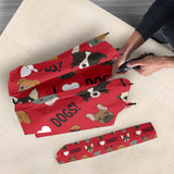 I Love Dogs Umbrella (Red) - FREE SHIPPING
