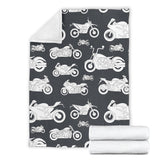 Motorcycle Chalkboard Design #1 Throw Blanket (Black) - FREE SHIPPING Motorcycle Chalkboard Design #1 Throw Blanket (Black) - FREE SHIPPING
