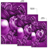Calavera Fresh Look Design #2 Floor Covering (Horizontal, Purple Night Owl Rose) - FREE SHIPPING Calavera Fresh Look Design #2 Floor Covering (Horizontal, Purple Night Owl Rose) - FREE SHIPPING