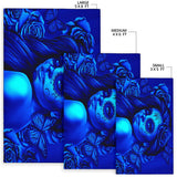 Calavera Fresh Look Design #2 Floor Covering (Horizontal, Blue Elusive Rose) - FREE SHIPPING Calavera Fresh Look Design #2 Floor Covering (Horizontal, Blue Elusive Rose) - FREE SHIPPING