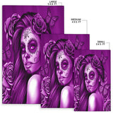 Calavera Fresh Look Design #2 Floor Covering (Vertical, Purple Night Owl Rose) - FREE SHIPPING Calavera Fresh Look Design #2 Floor Covering (Vertical, Purple Night Owl Rose) - FREE SHIPPING