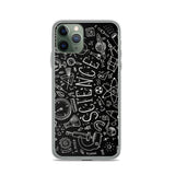 Science Chalkboard iPhone Phone Case (Black) Science Chalkboard iPhone Phone Case (Black)