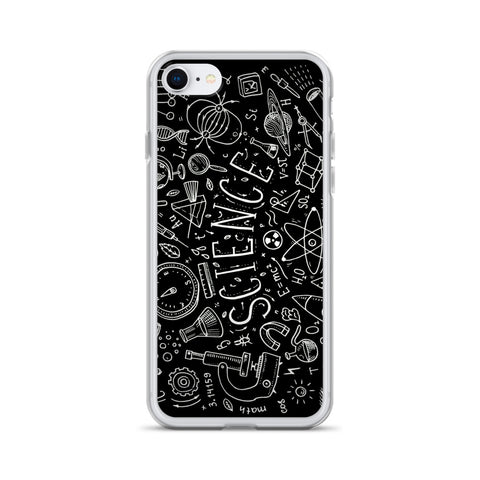 Science Chalkboard iPhone Phone Case (Black)