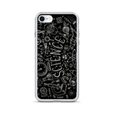 Science Chalkboard iPhone Phone Case (Black) Science Chalkboard iPhone Phone Case (Black)