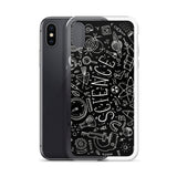 Science Chalkboard iPhone Phone Case (Black) Science Chalkboard iPhone Phone Case (Black)