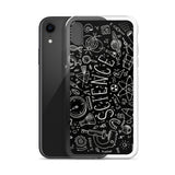 Science Chalkboard iPhone Phone Case (Black) Science Chalkboard iPhone Phone Case (Black)