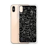 Science Chalkboard iPhone Phone Case (Black) Science Chalkboard iPhone Phone Case (Black)