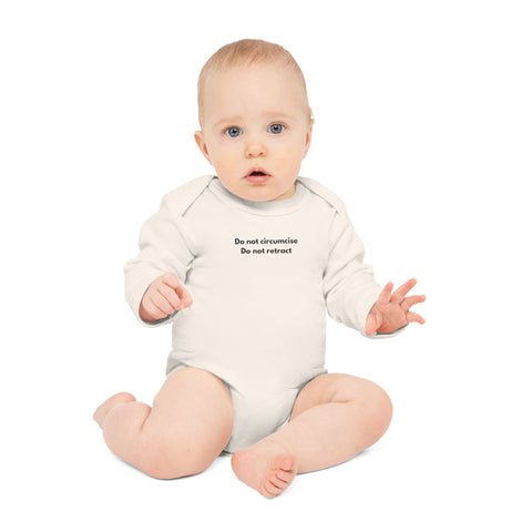 Baby's First Clothing: Intact Organic Baby Bodysuit (Natural)