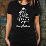 Nurse Christmas Tree Unisex Tee (Black, Pink, Purple)