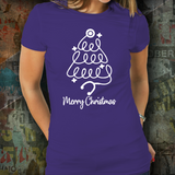 Nurse Christmas Tree Unisex Tee (Black, Pink, Purple)