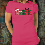 Nurse Grinch Unisex Tee (Ash Grey, Cyber Pink, Purple, White)