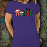 Nurse Grinch Unisex Tee (Ash Grey, Cyber Pink, Purple, White)