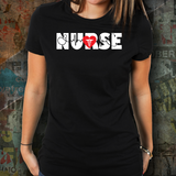 Nurse Heartbeat Unisex Tee (Black)