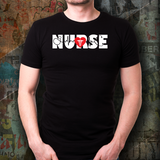 Nurse Heartbeat Unisex Tee (Black)