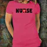 Nurse Heartbeat Unisex Tee (Ash Grey, Pink Purple, White)