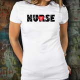 Nurse Heartbeat Unisex Tee (Ash Grey, Pink Purple, White)