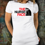 The Nurse Face Unisex Tee (Ash Grey, White)