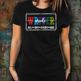 Writer Mode All Day Every Day Unisex T-Shirt (Black)