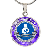 It's What Breasts Are For Breastfeeding Necklace