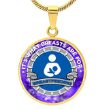 It's What Breasts Are For Breastfeeding Necklace