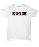 Nurse Heartbeat Unisex Tee (Ash Grey, Pink Purple, White)