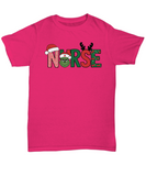 Nurse Grinch Unisex Tee (Ash Grey, Cyber Pink, Purple, White)