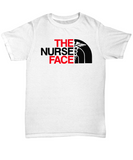 The Nurse Face Unisex Tee (Ash Grey, White)