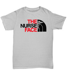 The Nurse Face Unisex Tee (Ash Grey, White)