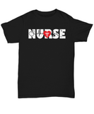 Nurse Heartbeat Unisex Tee (Black)