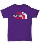 The Nurse Face Unisex Tee (Black, Purple)