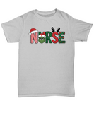 Nurse Grinch Unisex Tee (Ash Grey, Cyber Pink, Purple, White)