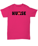 Nurse Heartbeat Unisex Tee (Ash Grey, Pink Purple, White)