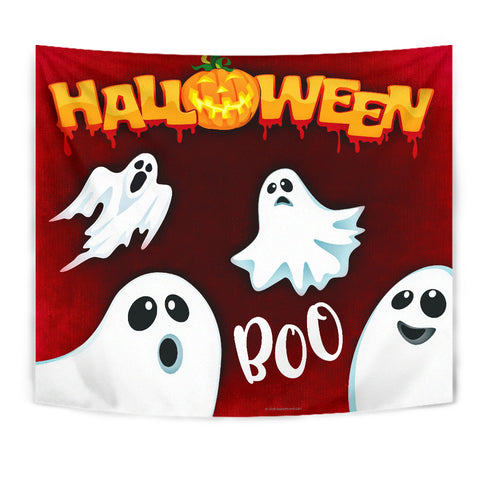 Boo - Halloween Wall Tapestry - FREE SHIPPING