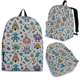 Mutant Robots Backpack (Gray) - FREE SHIPPING