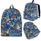 Nautical Design Backpack (Ocean Blue) - FREE SHIPPING