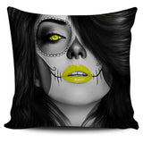 Calavera Fresh Retro Goth Look Design #4 Pillow Covers!