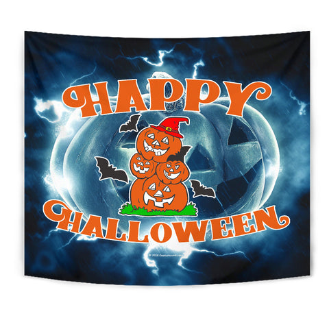 Happy Halloween Design #4 - Halloween Wall Tapestry - FREE SHIPPING
