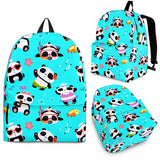 Cute Pandas Design #1 Backpack (Blue) - FREE SHIPPING