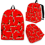 Yoga Dogs Backpack (Red) - FREE SHIPPING