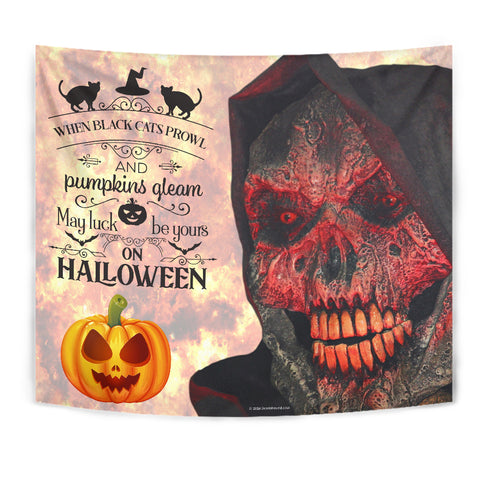 Lucky Halloween - Halloween Wall Tapestry - FREE SHIPPING