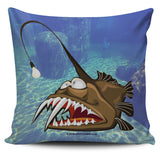 Scary Sea Life Pillow Covers - Caribbean Aqua Marine!