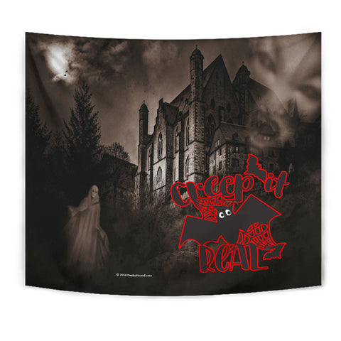 Creep It Real - Halloween Wall Tapestry - FREE SHIPPING