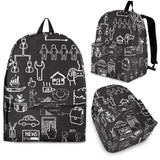 Business Success Chalkboard Backpack Design #2 - FREE SHIPPING