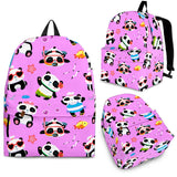 Cute Pandas Design #1 Backpack (Pink) - FREE SHIPPING