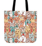 Crazy Dogs Collection Cloth Tote